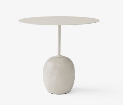Lato LN8 / LN9 Coffeetable with metal plate AndTradition